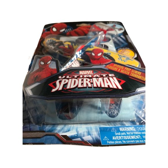MARVEL SPIDER-MAN 2 PAC PLANE GLIDER SET FOR INDOOR OR OUTDOOR FUN SPINNING PROP - Picture 3 of 4